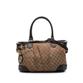 GG Canvas Sukey Satchel